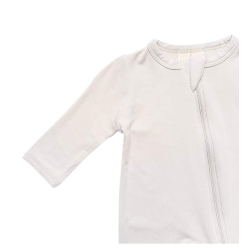 Kyte Zippered Footie | Oat