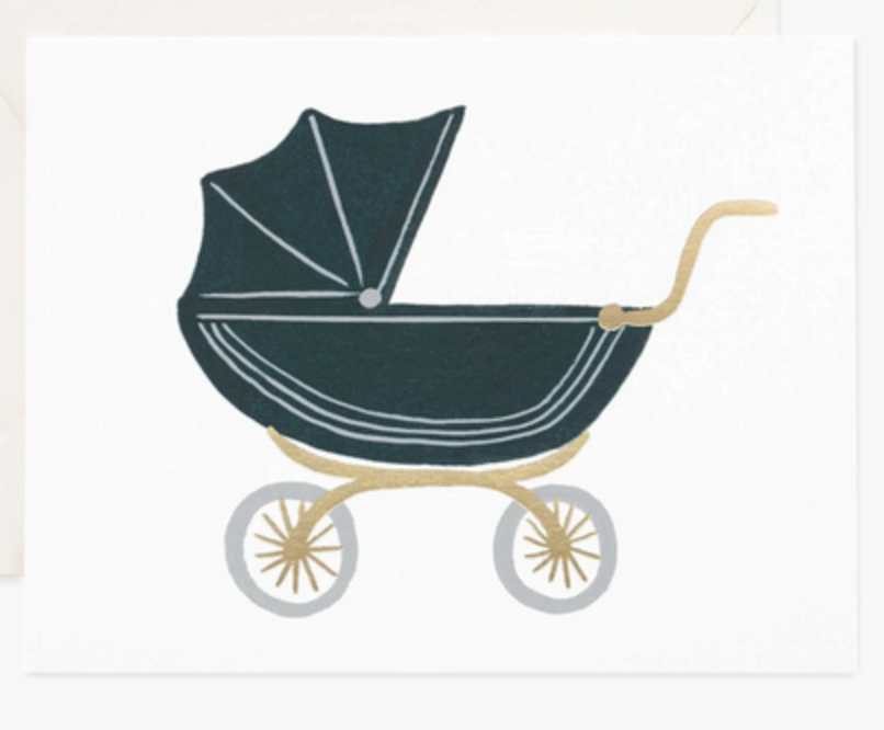 Pram Baby Card
