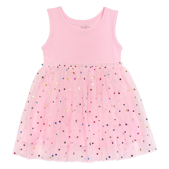 Magical Sleeveless Dress | Light Pink