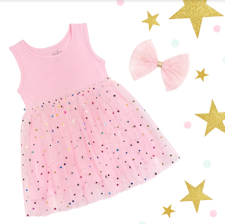 Magical Sleeveless Dress | Light Pink