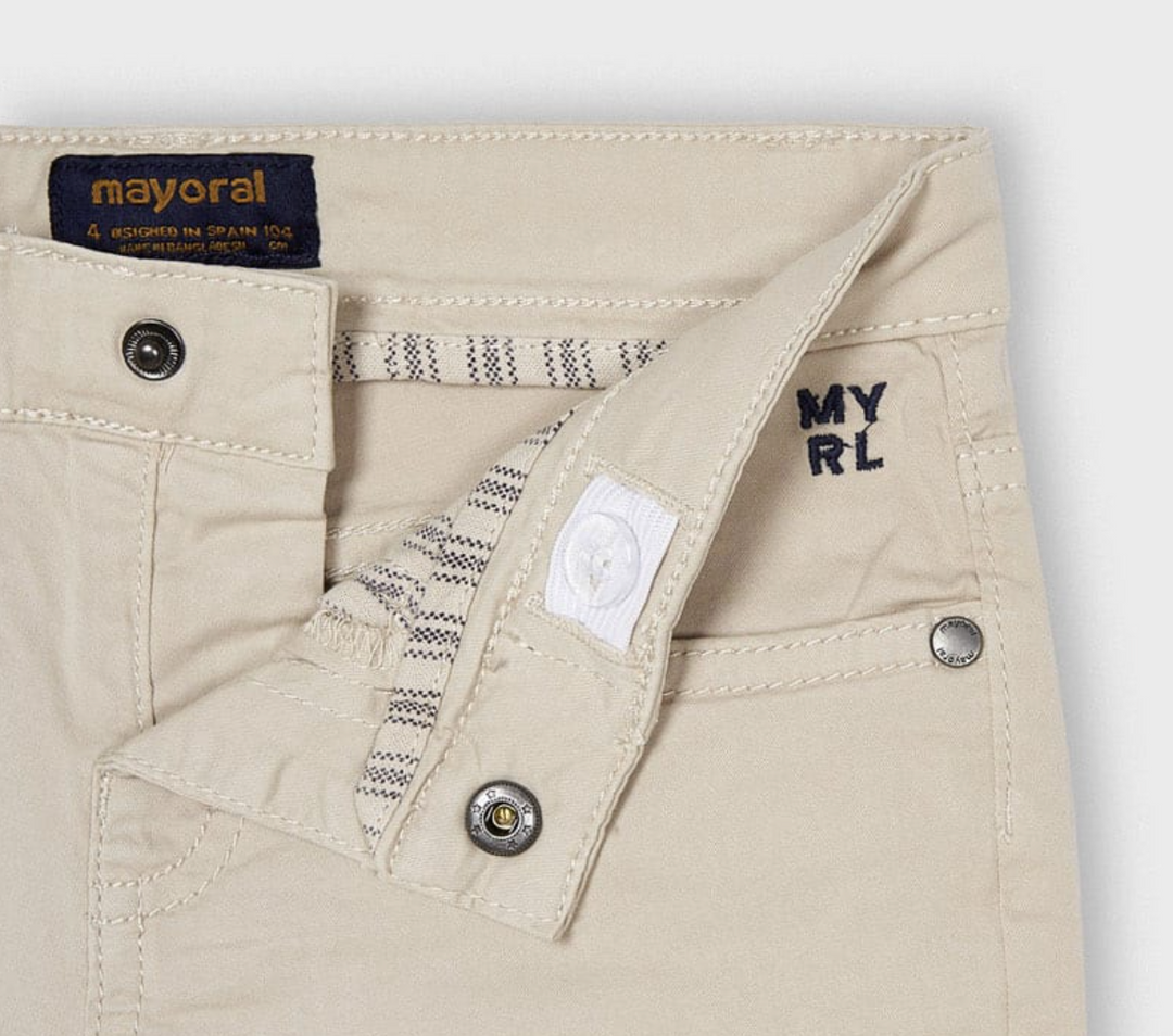 Khaki Twill Shorts (204)