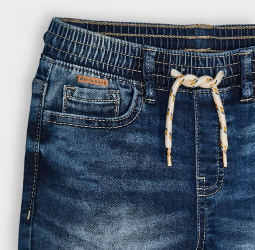 Soft Denim Jogger Shorts | 3227