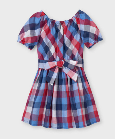 Plaid Dress | Red White and Blue | 3948