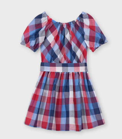 Plaid Dress | Red White and Blue | 3948