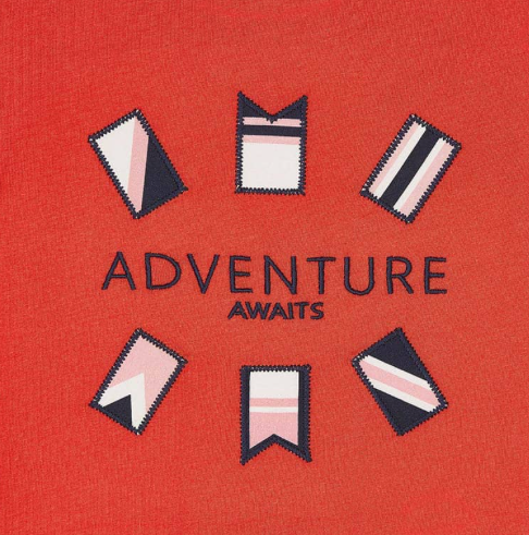 Adventure Awaits Short Sleeved T-Shirt | 3047