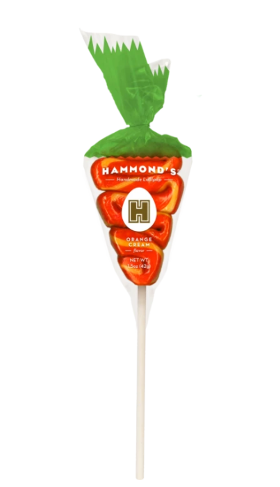 Easter Carrot Cream Lollipop