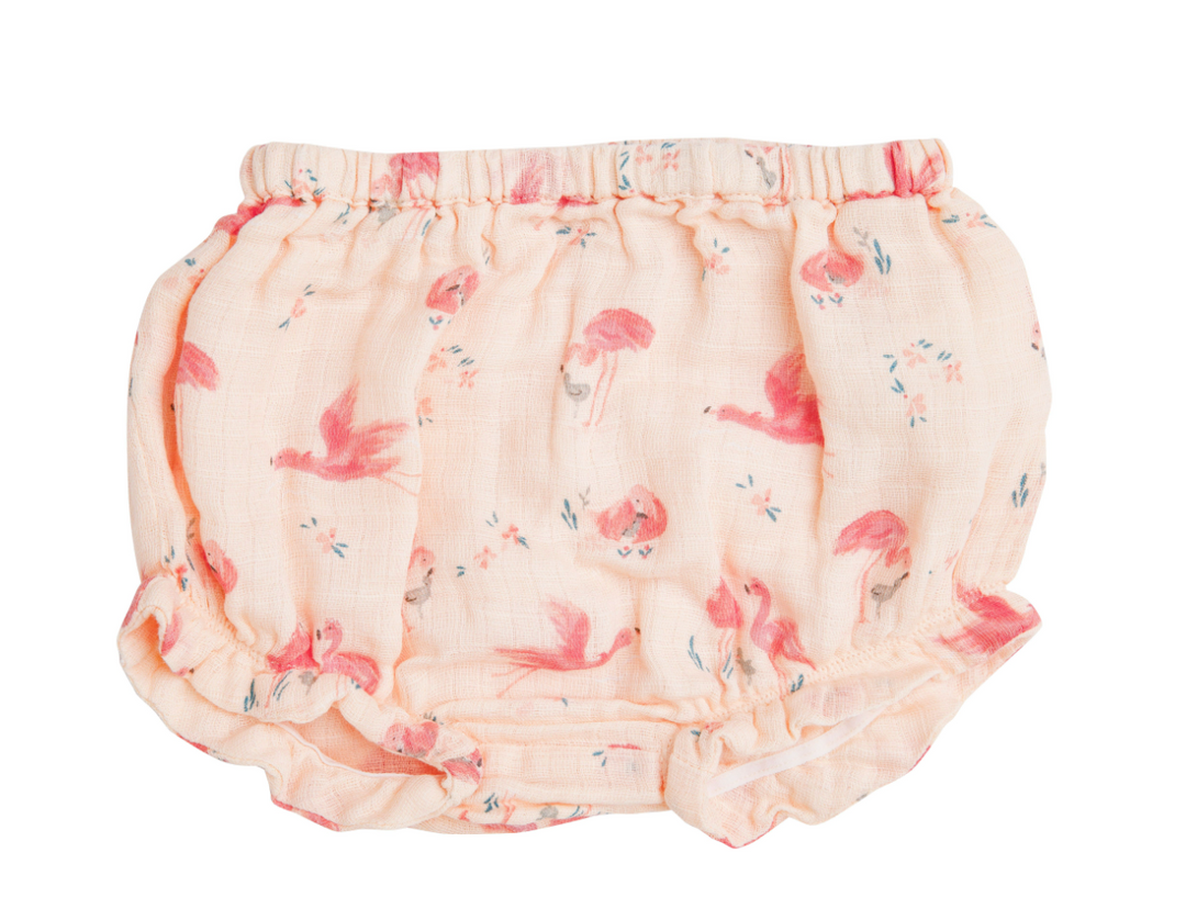 Flamingo Ruffle Top and Bloomer Set
