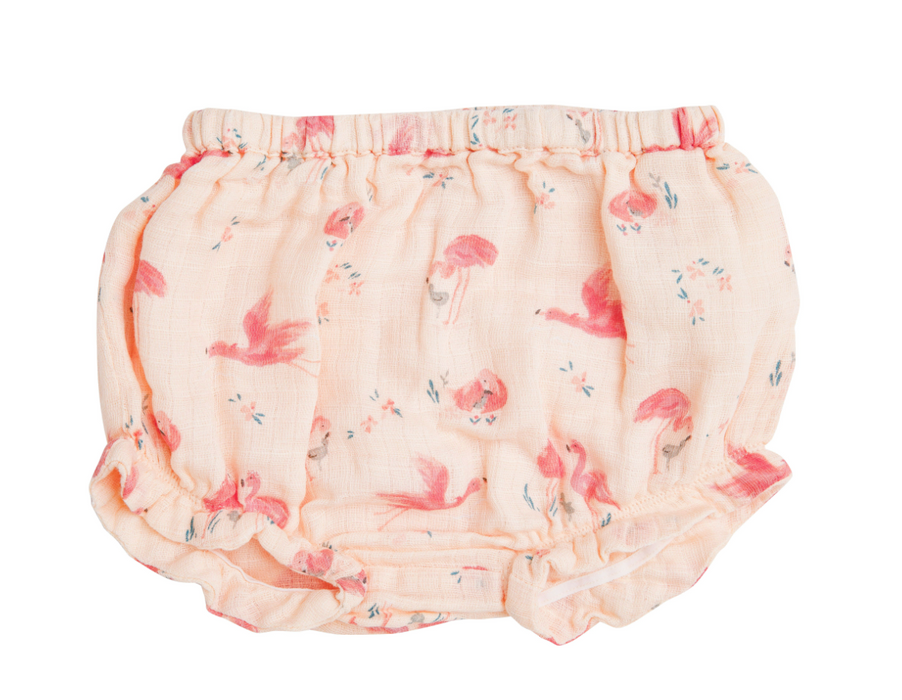 Flamingo Ruffle Top and Bloomer Set
