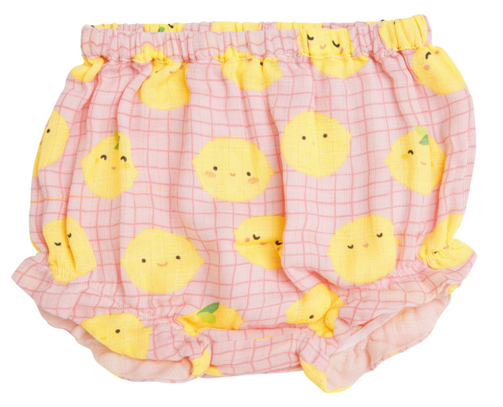 Lemons Ruffle Top and Bloomer Set