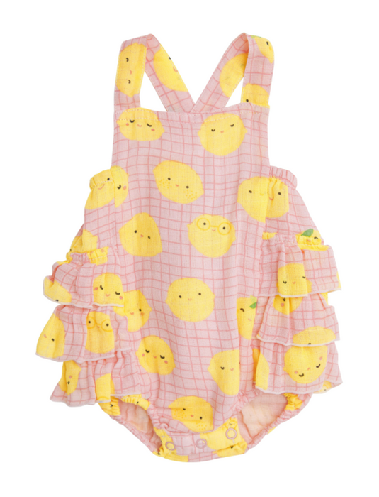 Lemons Ruffle Sunsuit