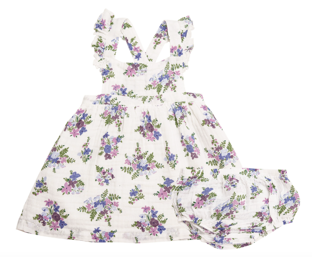 Lily of the Valley Pinafore Top and Bloomer Set
