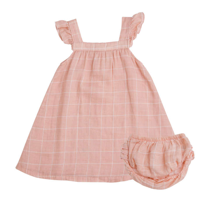 Dusty Pink Off the Grid Sundress and Bloomer Set