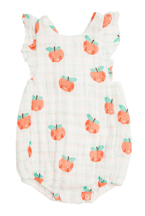 Plaid Peaches Sunsuit