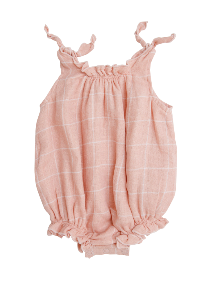 Dusty Rose Off the Grid Smocked Bubble