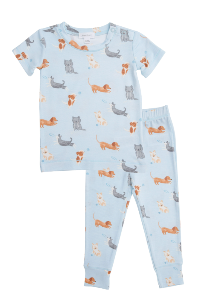 Blue Puppy Play Lounge Wear Set