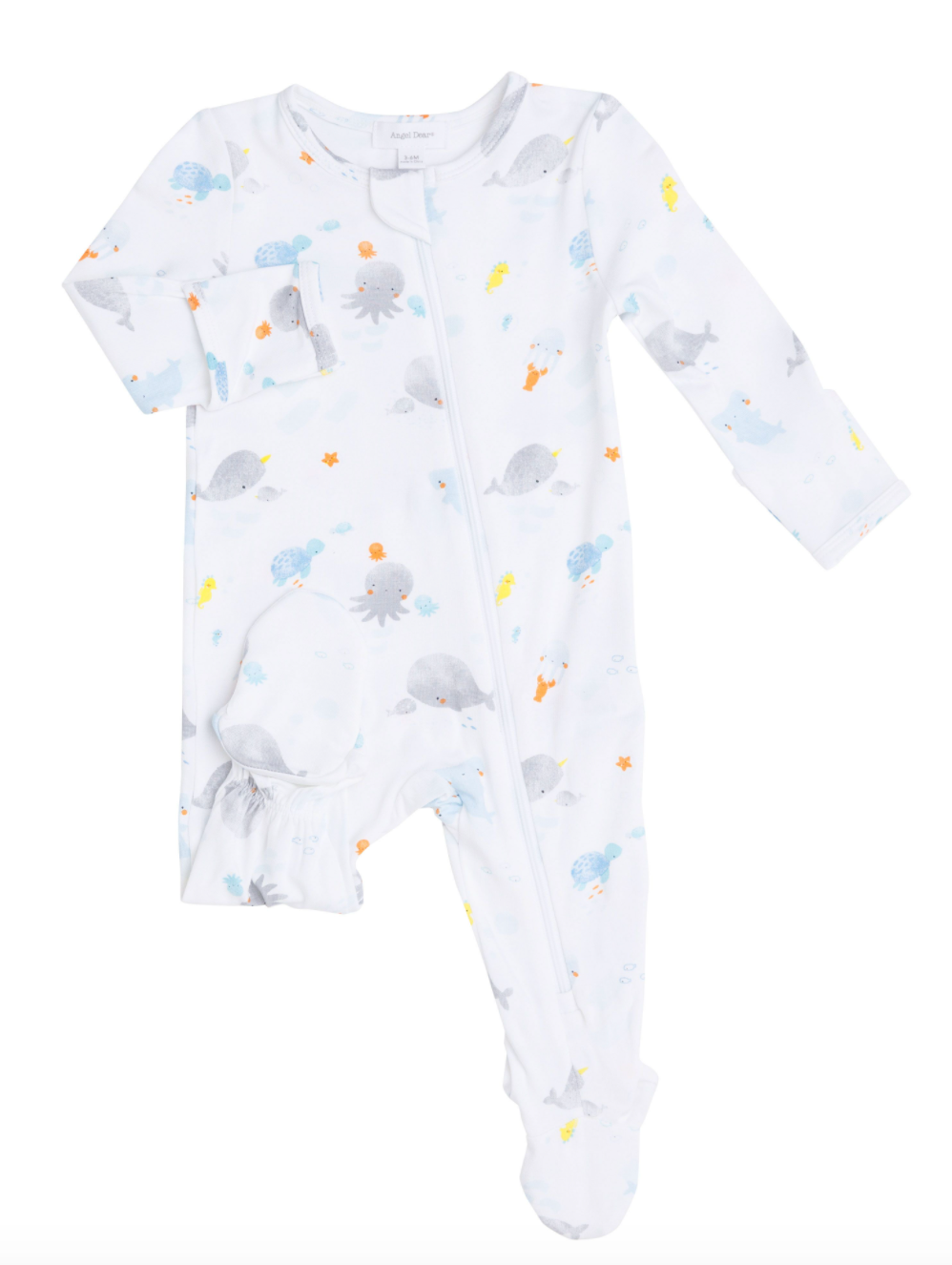 Baby Shark Zipper Footie