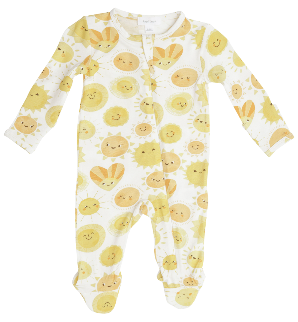 Sunshine Zipper Footie