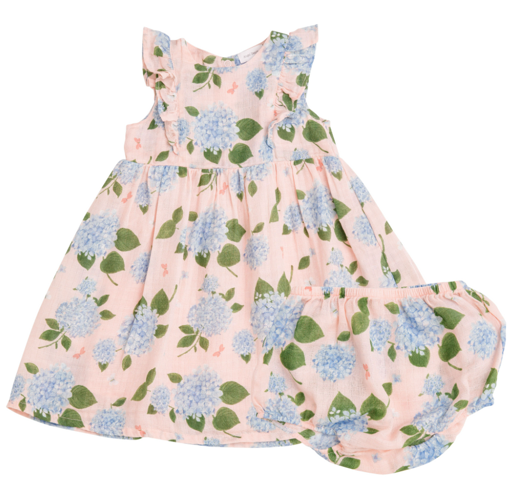 Hydrangea Sundress and Bloomer Set