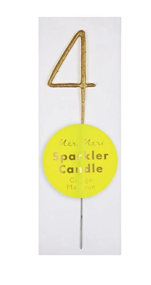 Mini Number Sparkler
