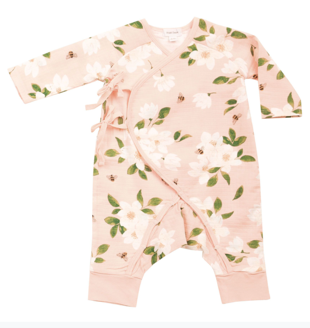 Pink Magnolia Wrap Coverall