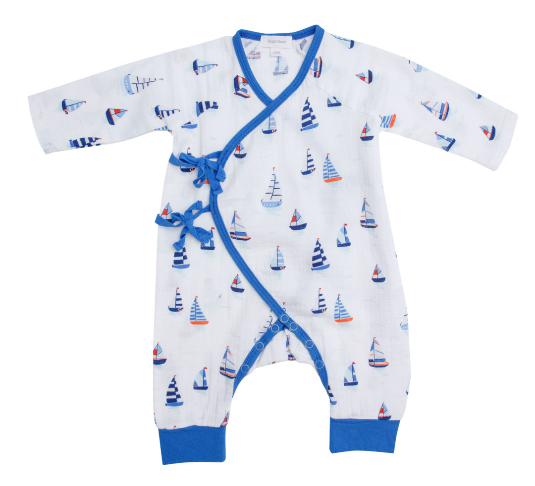 Nautical Boats Wrap Coverall