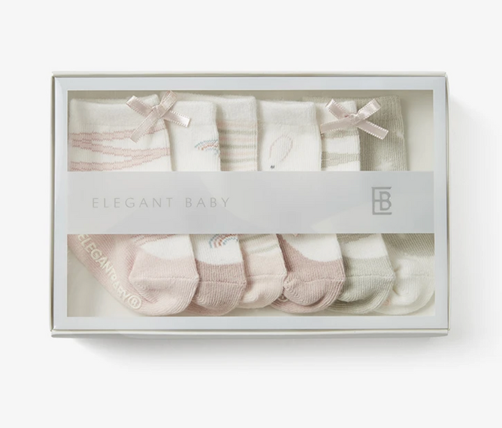 Pink Mary Jane Socks | 6 Pack