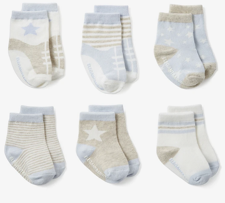Baby Blues Socks | 6 Pack
