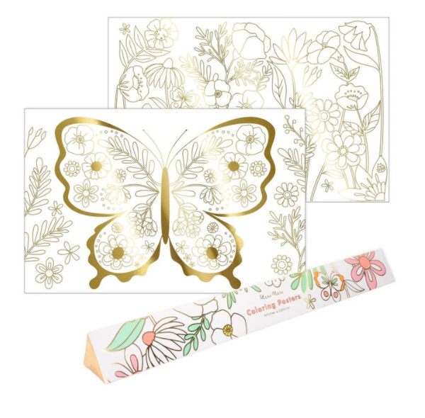Butterfly Coloring Poster