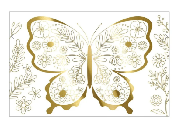 Butterfly Coloring Poster