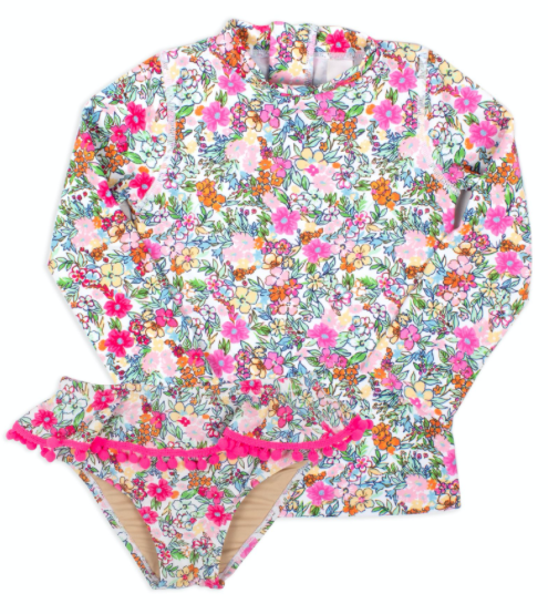 Ditsy Floral Longsleeve Rashguard Set