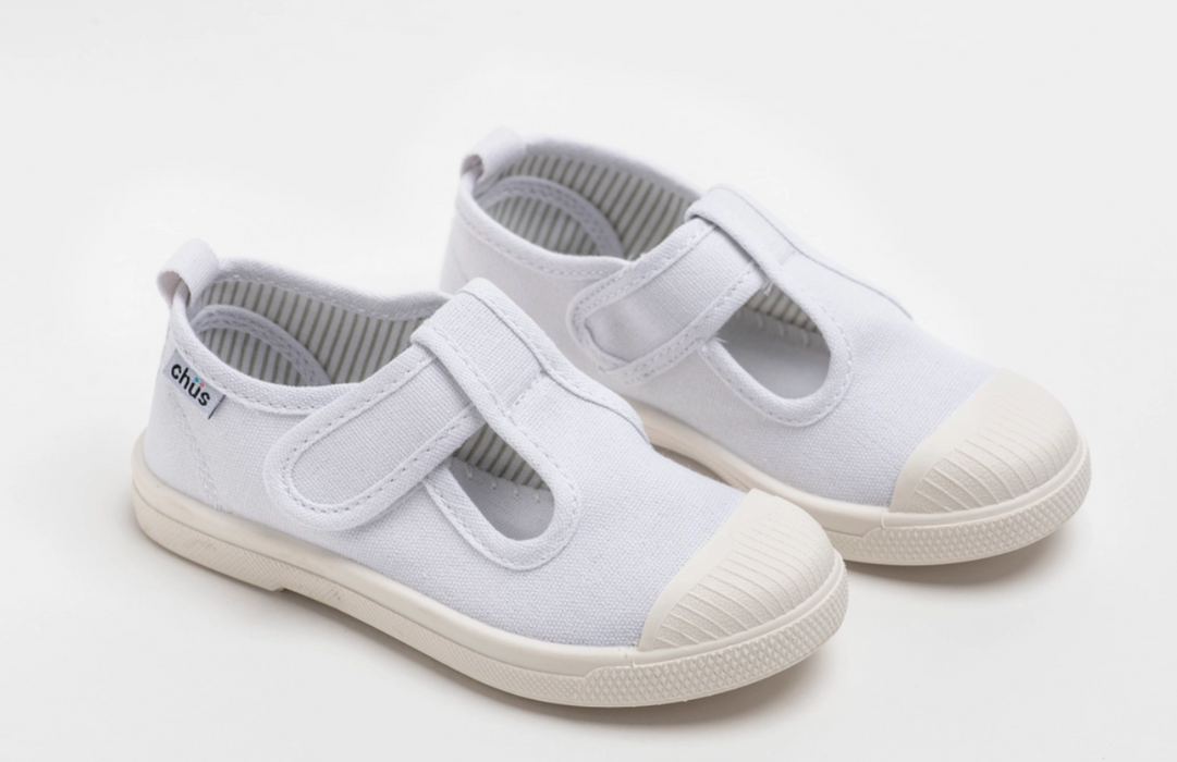 Chris T-Strap | White