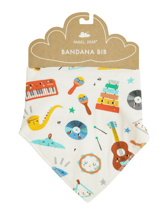 Happy Music Bandana Bib
