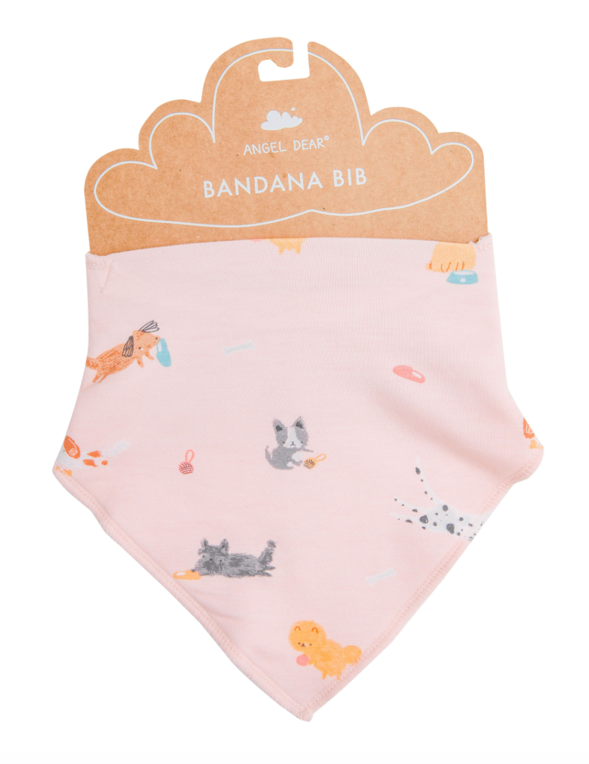 Pink Puppy Play Bandana Bib