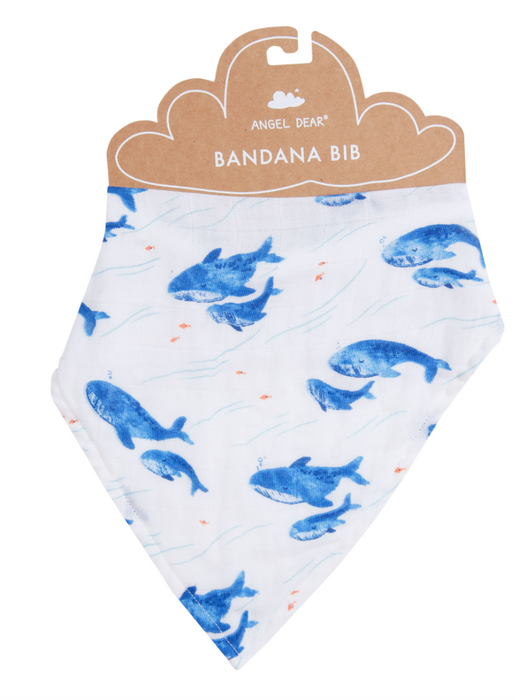 Blue Whale Bandana Bib