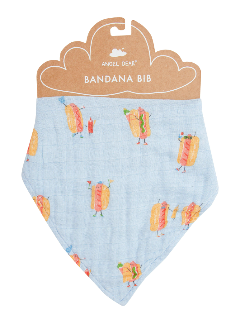 Hot Dogs Bandana Bib