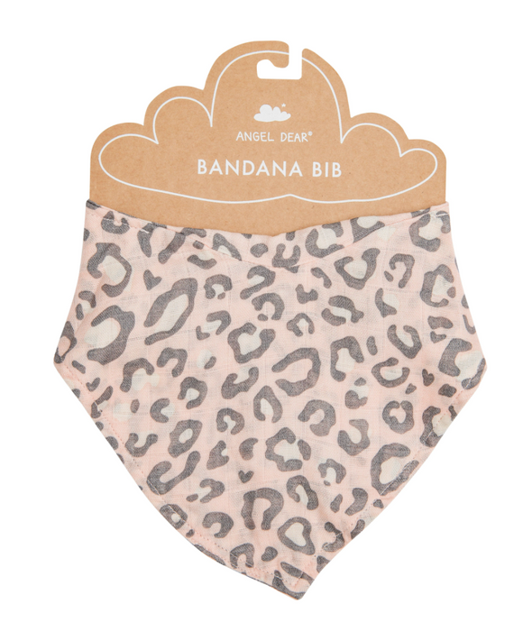 Pink Leopard Bandana Bib