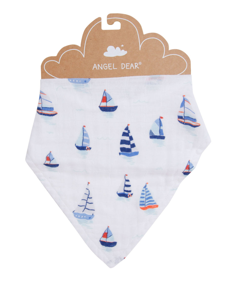 Nautical Boats Bandana Bib