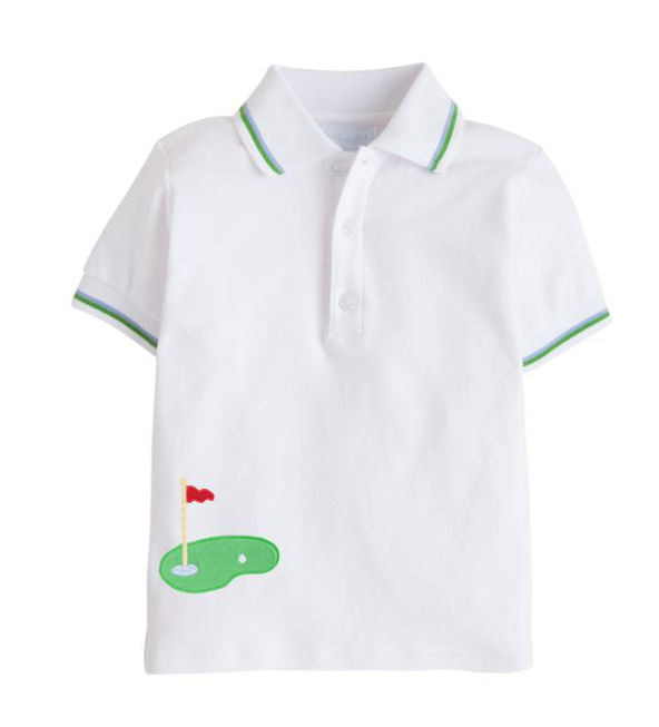 Golf Applique Tipped Polo