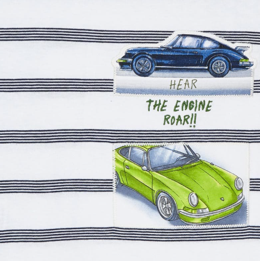 Striped Car T-Shirt | 3029