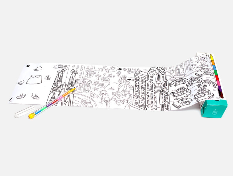 Pocket Coloring Set | City