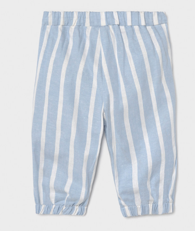 Blue Striped Pants with Bow | 1578