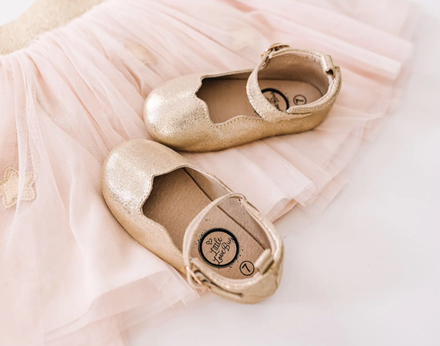 Olivia | Gold Glitter