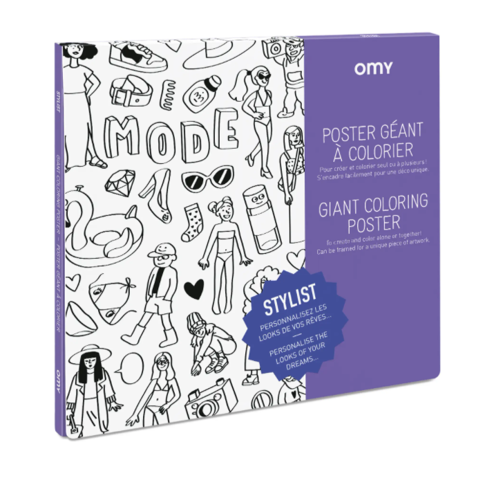 Giant Coloring Poster | Fashion Stylist