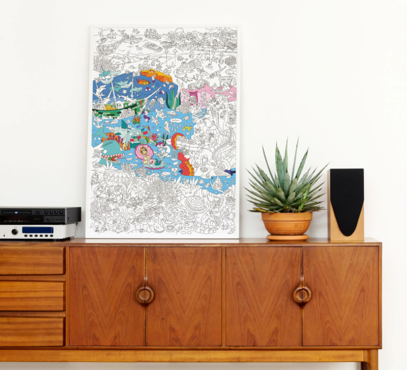 Giant Coloring Poster | Ocean