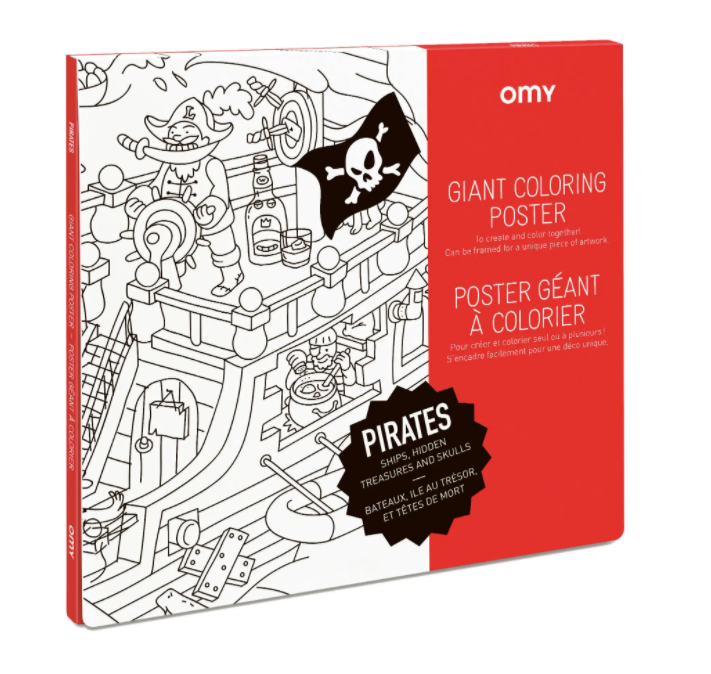 Giant Coloring Poster | Pirates
