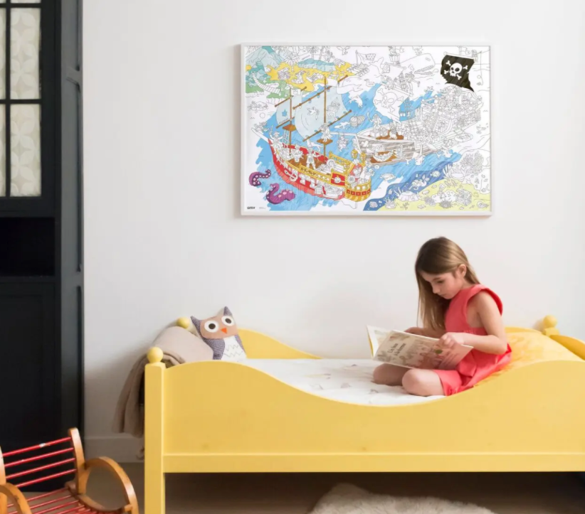 Giant Coloring Poster | Pirates