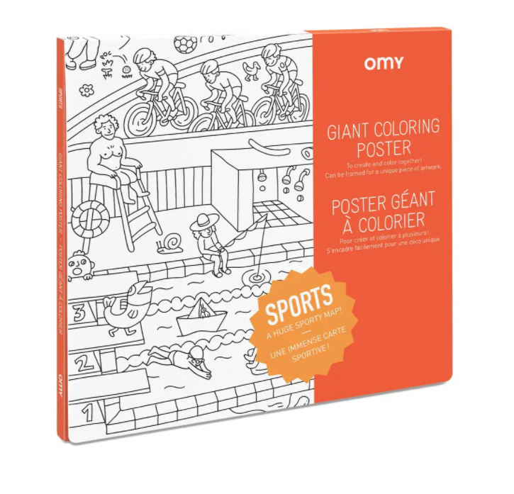 Giant Coloring Poster | Sports