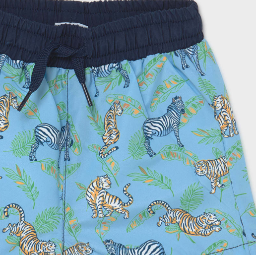 Blue Safari Bathing Suit and Hat | 1666