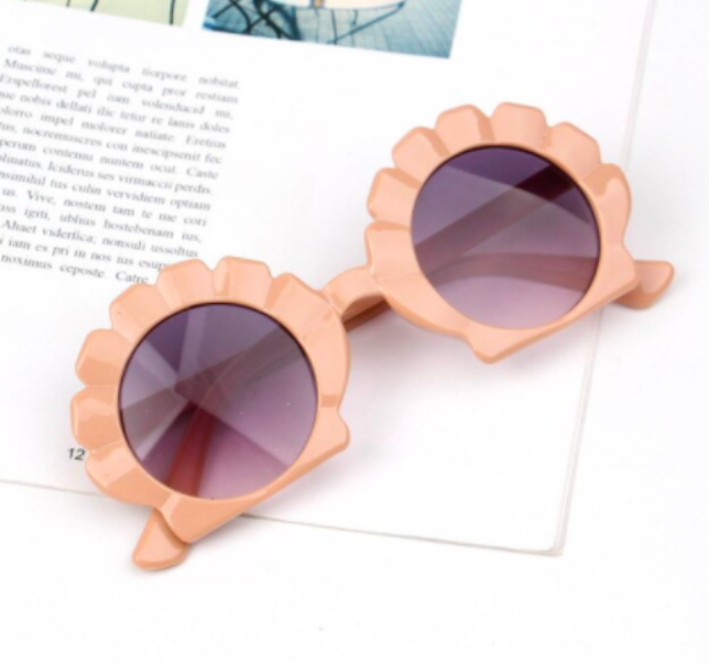 Seashell Kids Sunglasses | Peach