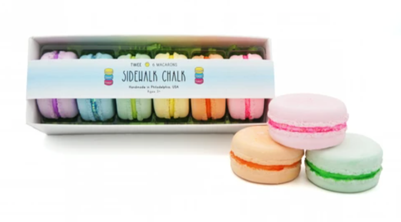 Macarons 6 Pack Sidewalk Chalk